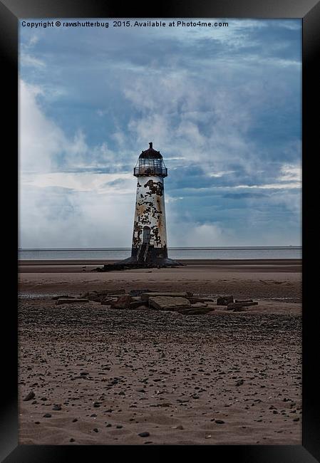 The Talacre Lighthouse Framed Print by rawshutterbug 
