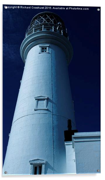 Lighthouse Blues Acrylic by Richard Crowhurst