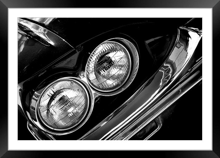  Thunderbird headlamps Framed Mounted Print by Adrian Wilkins