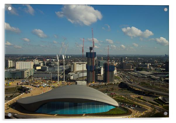 Aquatic Centre Olympic Park Acrylic by David French