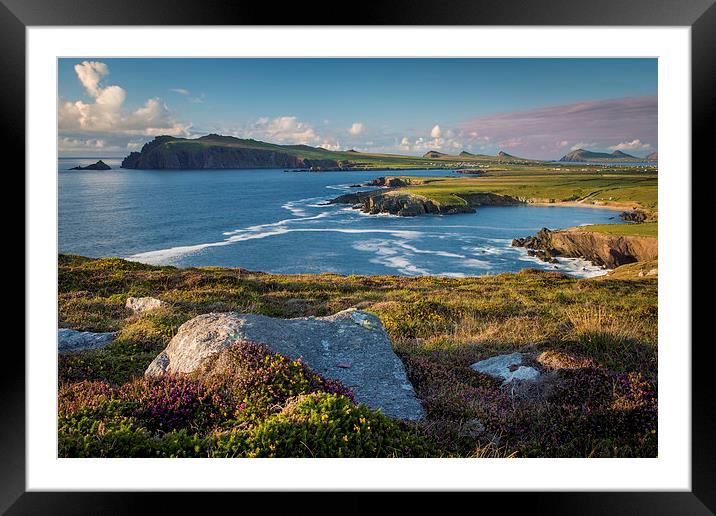  Evening over Dingle Peninsula Framed Mounted Print by Brian Jannsen