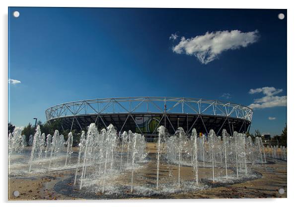 Olympic Stadium Stratford Acrylic by David French
