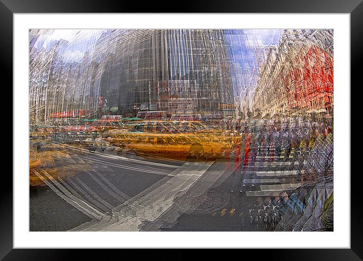 New York Framed Mounted Print by Jean-François Dupuis