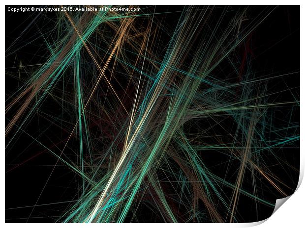  An Abstract Journey Print by mark sykes