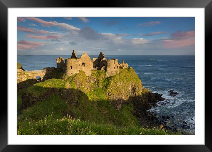  Dunluce Castle Morning Framed Mounted Print by Brian Jannsen