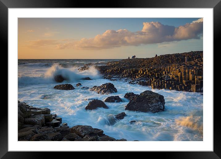  Giant's Causeway Sunset Framed Mounted Print by Brian Jannsen