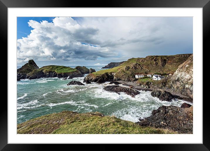  kynance cove Framed Mounted Print by Kelvin Rumsby