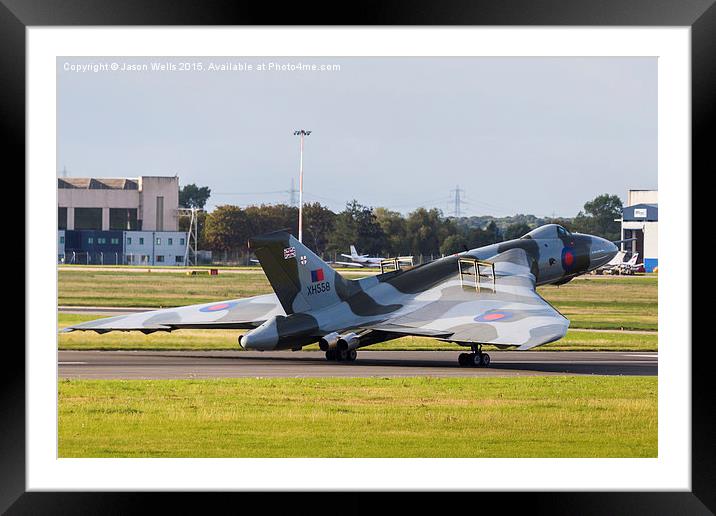 Topside of the Vulcan Framed Mounted Print by Jason Wells