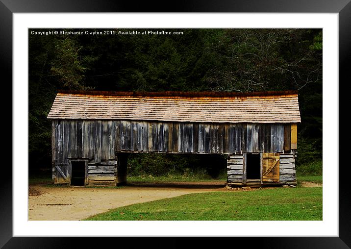  The Old Tool Shed Framed Mounted Print by Stephanie Clayton