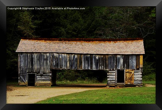  The Old Tool Shed Framed Print by Stephanie Clayton