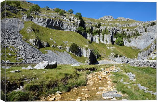 On Route To Gorsdale Scar Canvas Print by Gary Kenyon