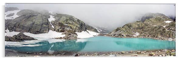  Lac blanc, Chamonix Acrylic by Dan Ward