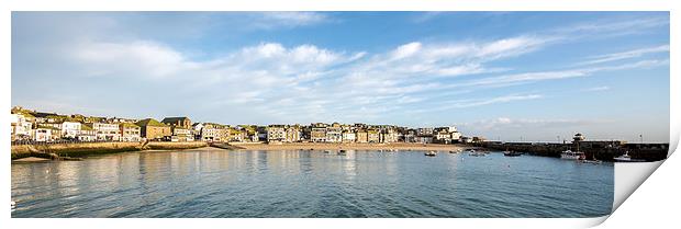 St Ives harbour Print by Dan Ward