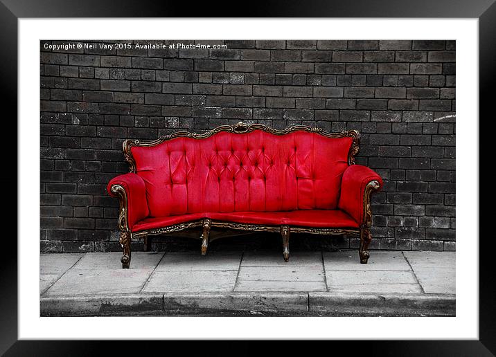 Between Grandeur And Grime On The Streets Framed Mounted Print by Neil Vary
