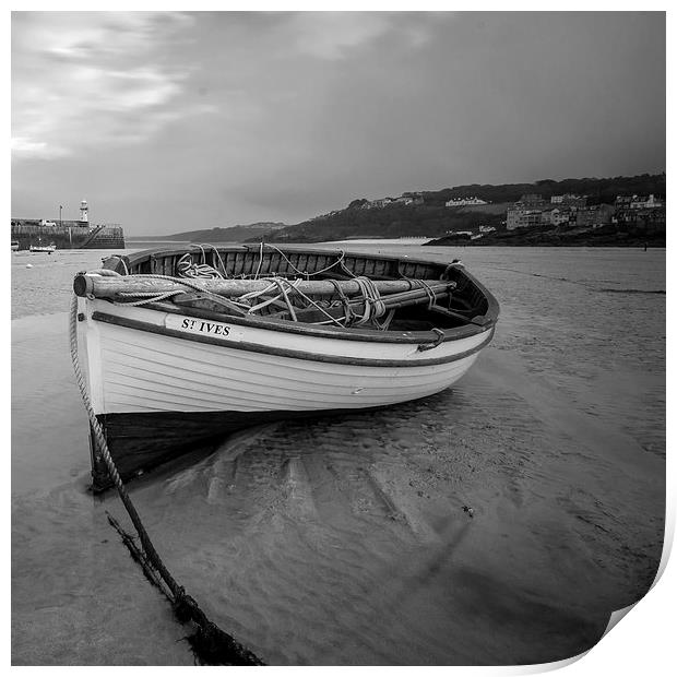  Saint Ives fishing boat Print by Dan Ward