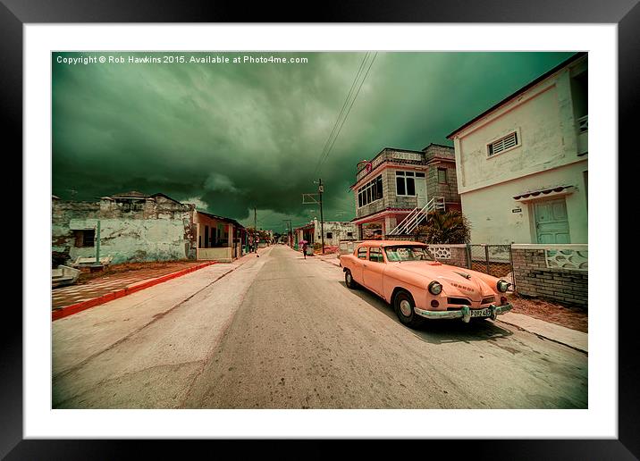  Studebaker Storm  Framed Mounted Print by Rob Hawkins