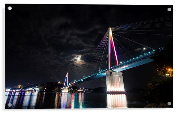  Shining Tholsan Bridge Acrylic by Ambir Tolang