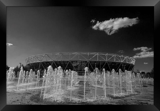 Olympic Stadium Stratford Framed Print by David French