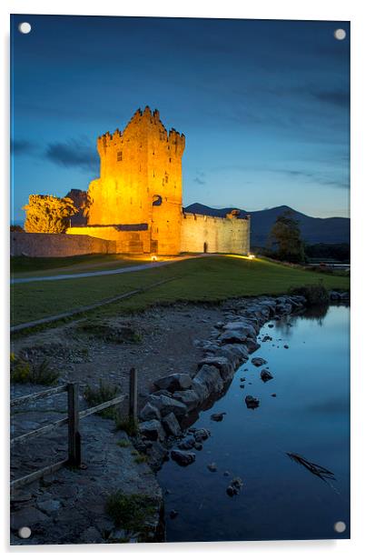  Ross Castle Ireland Acrylic by Brian Jannsen