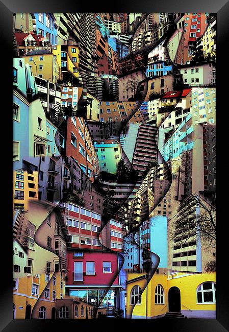  City Waves Framed Print by Florin Birjoveanu