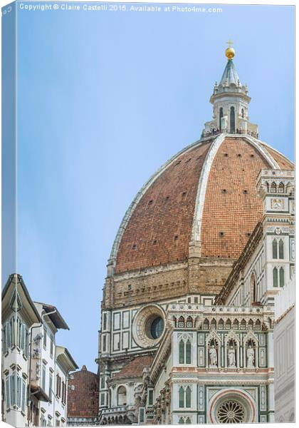  Duomo Canvas Print by Claire Castelli