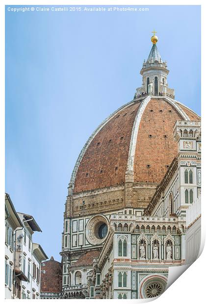  Duomo Print by Claire Castelli