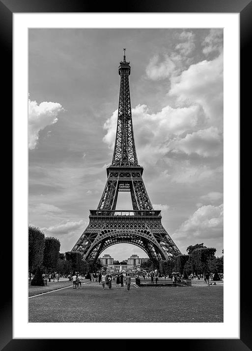  Eiffel Tower Framed Mounted Print by Dan Ward