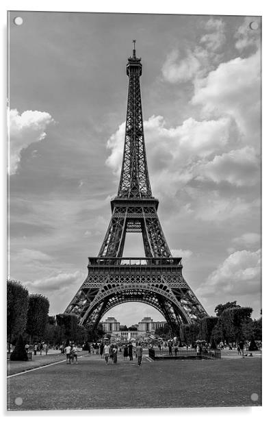  Eiffel Tower Acrylic by Dan Ward