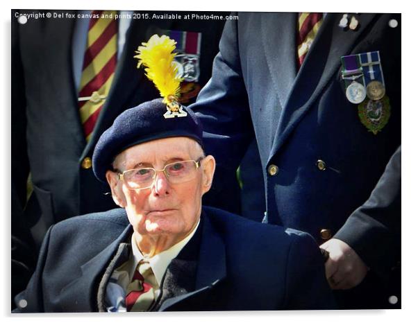 Honouring Lancashire Fusiliers' Sacrifice Acrylic by Derrick Fox Lomax