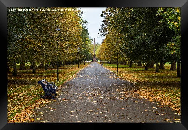 Autumn in Sefton Park Framed Print by Jason Wells