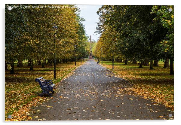 Autumn in Sefton Park Acrylic by Jason Wells