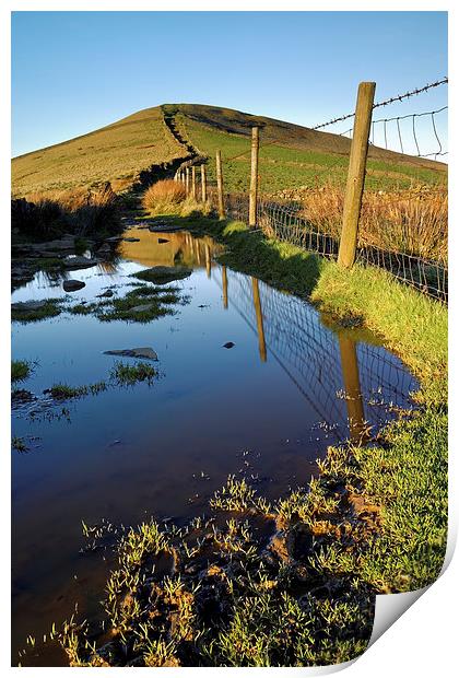 Lose Hill Reflections  Print by Darren Galpin