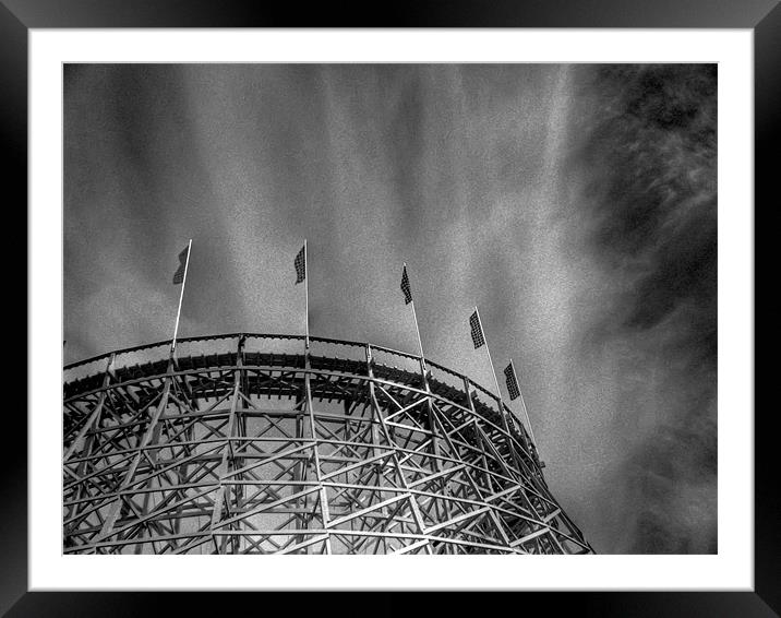 attraction park Framed Mounted Print by Jean-François Dupuis