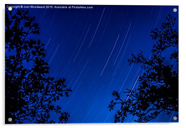  Starry Night Acrylic by Joel Woodward