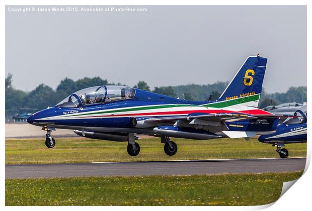  Frecce Tricolori number 6 taking off Print by Jason Wells