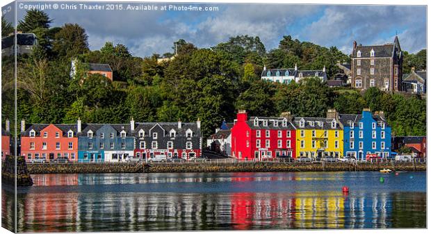  Colourful Tobermory Canvas Print by Chris Thaxter