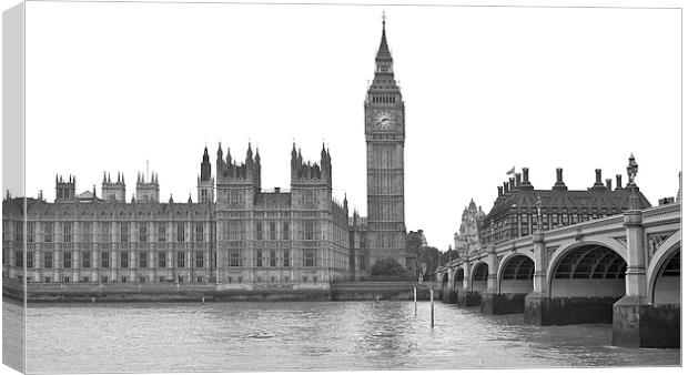 Westminster Canvas Print by Victor Burnside