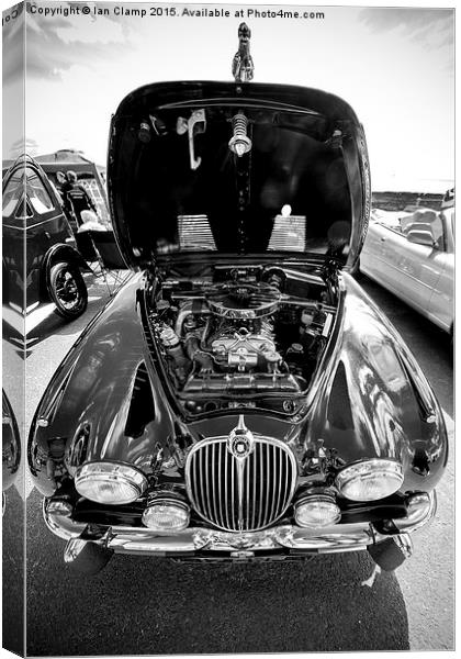  Jaguar 3.2 litre Saloon car Canvas Print by Ian Clamp