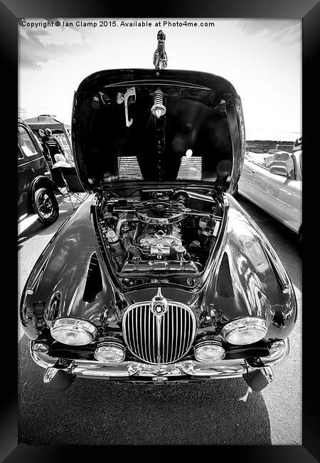  Jaguar 3.2 litre Saloon car Framed Print by Ian Clamp