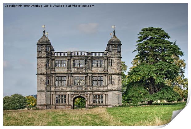 Tixall Gatehouse Print by rawshutterbug 