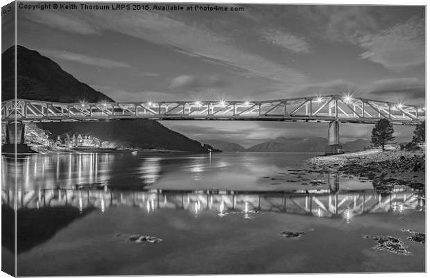 Ballachulish Bridge Canvas Print by Keith Thorburn EFIAP/b