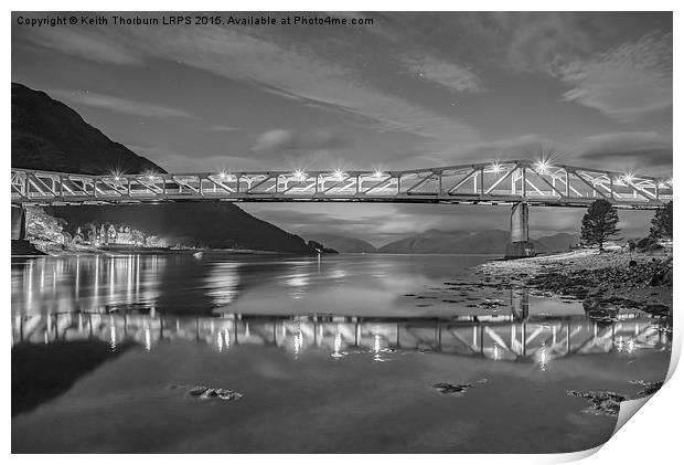 Ballachulish Bridge Print by Keith Thorburn EFIAP/b