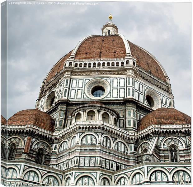  Florence Cathedral  Canvas Print by Claire Castelli
