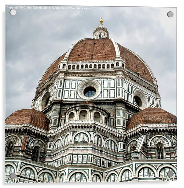  Florence Cathedral  Acrylic by Claire Castelli