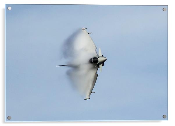  Typhoon FGR4 at Southport Airshow 2015 Acrylic by Philip Catleugh