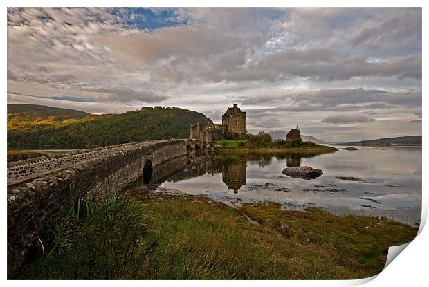 Morning Reflections, Eilean Donan Castle. Print by Martin Appleby