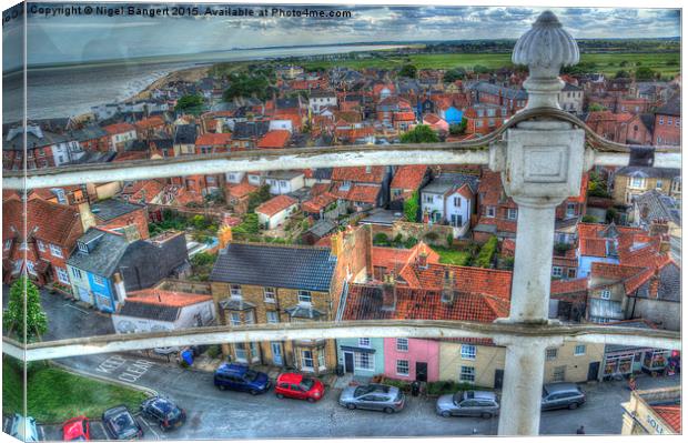  View from Southwold Lighthouse Canvas Print by Nigel Bangert