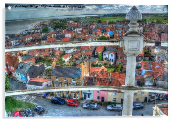  View from Southwold Lighthouse Acrylic by Nigel Bangert