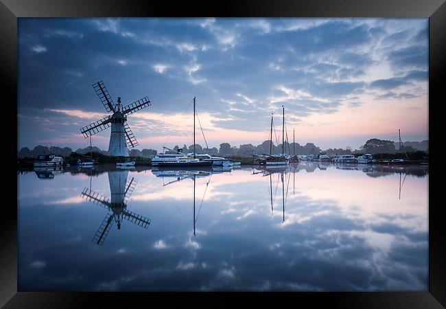  Dawn on the Broads Framed Print by Gail Sparks