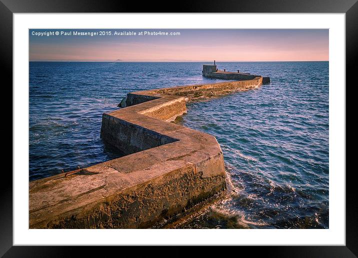  St Monans Pier Framed Mounted Print by Paul Messenger